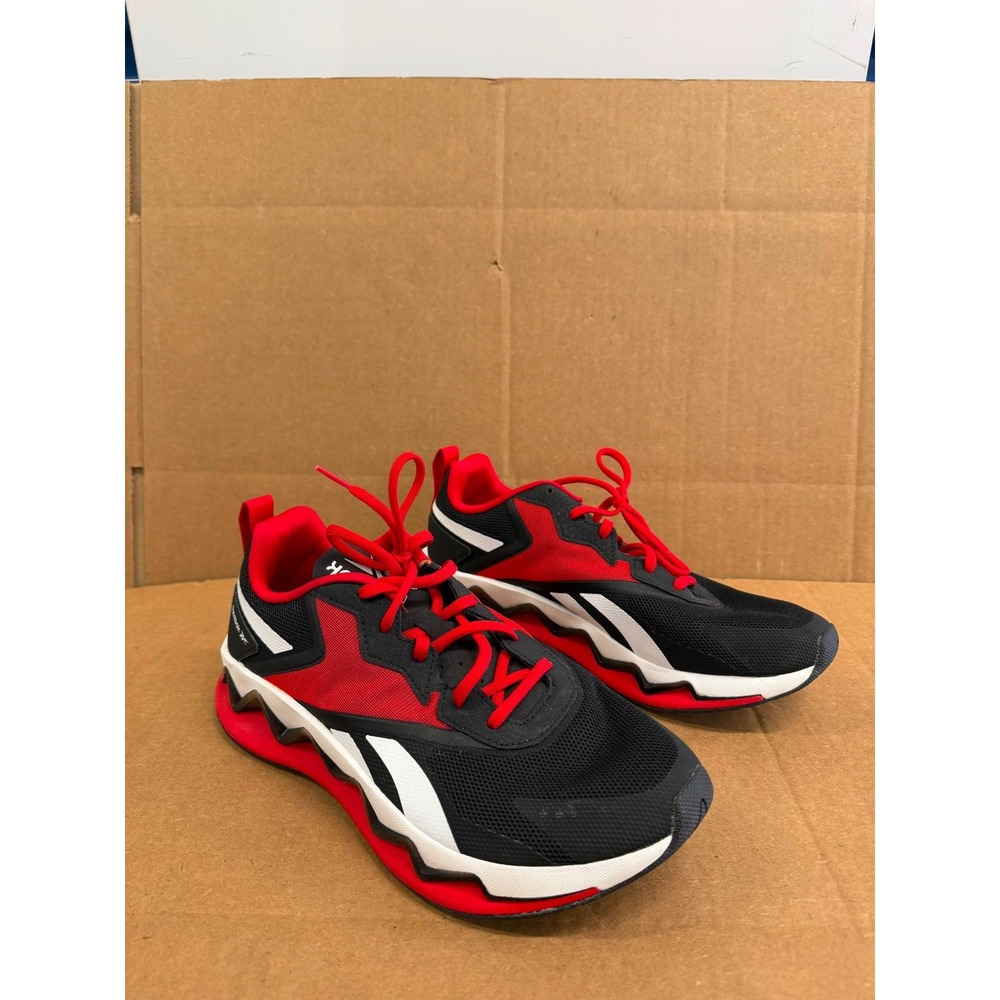 Reebok Zig Elusion Energy Sneakers Black Vector Red White FZ3486 Mens Size 9 US